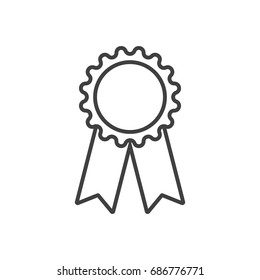 Award line icon.