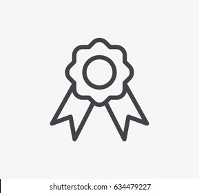 Award Line Icon. Editable Stroke.