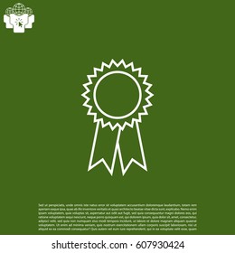 award line icon. vector illustration