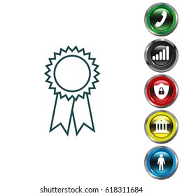 award line icon. vector illustration