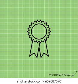 award line icon. vector illustration