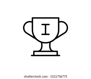 Award line icon. Vector symbol in trendy flat style on white background. Web sing for design.