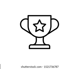Award line icon. Vector symbol in trendy flat style on white background. Web sing for design.