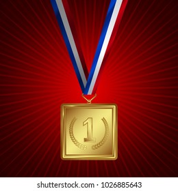 Award Medal Created in Vector.