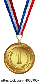 Award Medal Created in Vector.