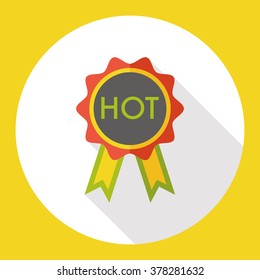 award medal flat icon