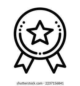Award medal icon. Abstract sign and symbol for template design. Vector illustration.