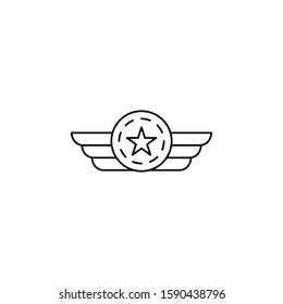 Award, medal icon. Simple thin line, outline vector of awards icons for ui and ux, website or mobile application