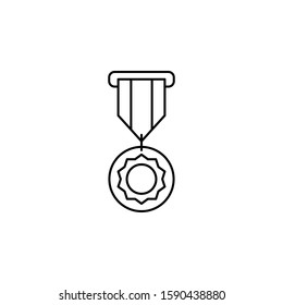 Award, medal icon. Simple thin line, outline vector of awards icons for ui and ux, website or mobile application