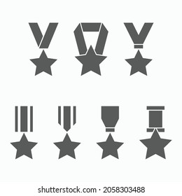 Award medal icon, award vector