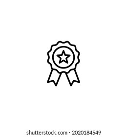 Icono de Medalla, vector de señalización de Medalla