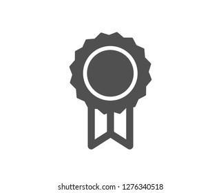 Award Medal icon. Winner achievement symbol. Glory or Honor sign. Quality design element. Classic style icon. Vector