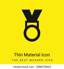 Award Medal minimal bright yellow material icon