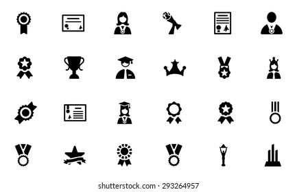 
Award and Medal Vector Icons 4
