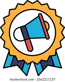 An award with a microphone on it