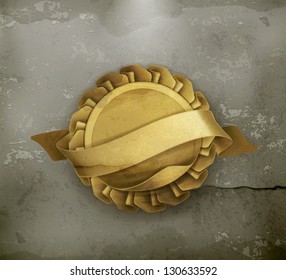 Award, old-style vector
