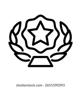 Award Gliederung Symbol Vektordesign gut für Web oder mobile App