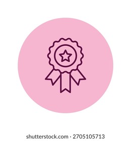 Premio pentaglow, Vector, píxel perfecto, archivo ilustrador 