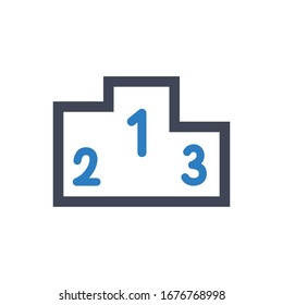 Award platform icon on white background