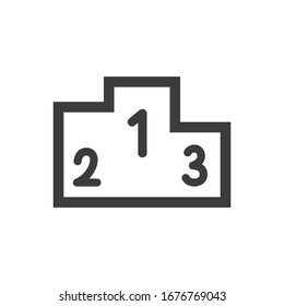 Award platform icon on white background