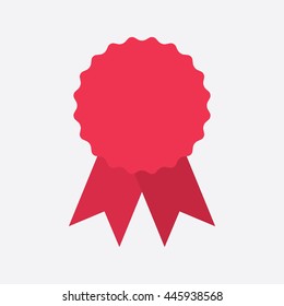 Award red ribbon icon