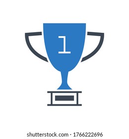 Award Related Vector Glyph Icon. Isolated on White Background. Vector Illustration.