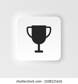 Award, reward icon - Vector. Simple element illustration from UI concept. Award, reward icon neumorphic style vector icon