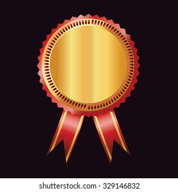 award with ribbon