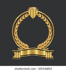 award with ribbon