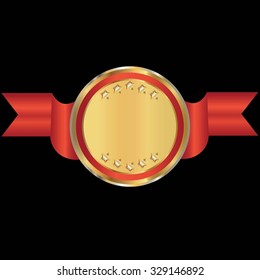 award with ribbon