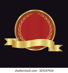 award with ribbon