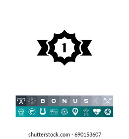 Award ribbon badge 