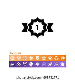 Award ribbon badge 