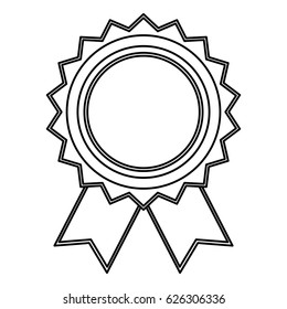 Award ribbon blank