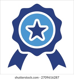 Award Ribbon Icon Element For Design