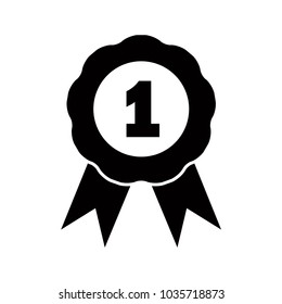 award ribbon icon vector