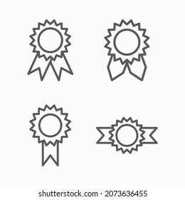 award ribbon icon, award vector