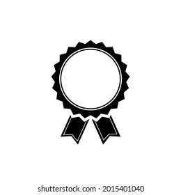 Award Ribbon Isolate On White Background Stock Vector (Royalty Free ...