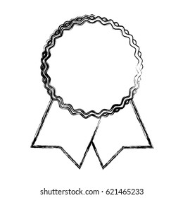 Award ribbon isolated