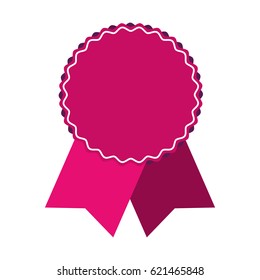 Award ribbon isolated
