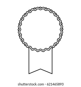 Award ribbon isolated