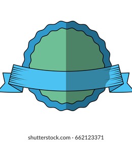Award ribbon isolated