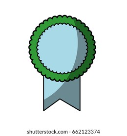 Award ribbon isolated