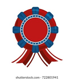 Award ribbon isolated