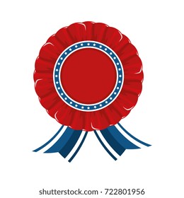 Award ribbon isolated