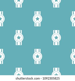 Award ribbon pattern vector seamless repeating for any web design