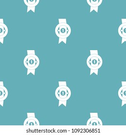 Award ribbon pattern vector seamless repeating for any web design