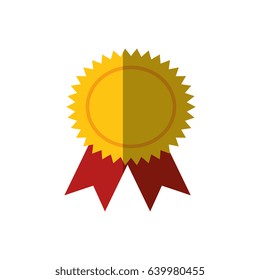 Award ribbon symbol