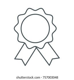 Símbolo de la cinta de premio