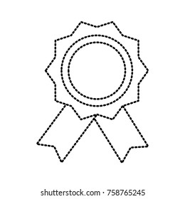 Award ribbon symbol